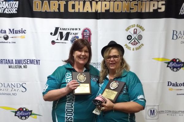 Grace Aaker/Linda Rants - 2nd Place Open Doubles F - Bismarck
