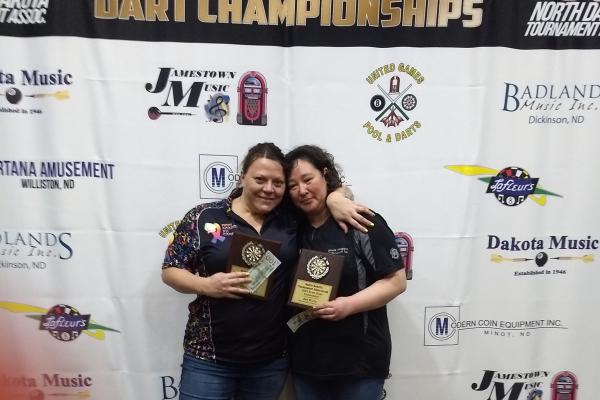 Jayme Diffely/Deb Tarasenko - 2nd Place Open Doubles Cricket E - Bismarck