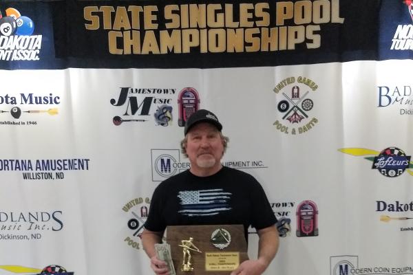 Duane Anderson -Bismarck - 3rd Place Open 8-Ball B